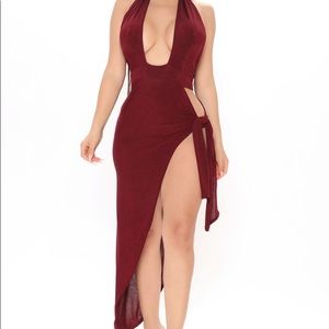 Fashion Nova Nighttime Rider MIDI Dress. Sold out online!